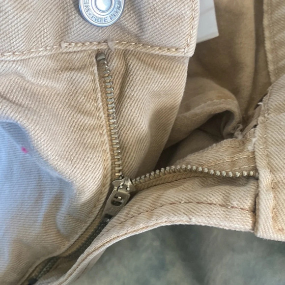 Free people distressed khaki denim jeans size 26 - Picture 3 of 8